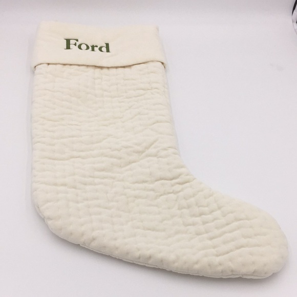 Pottery Barn Velvet Christmas Stocking “Ford” - Picture 11 of 11